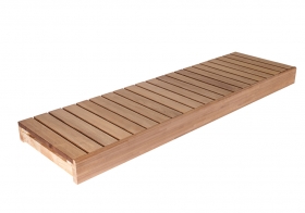 Lavica hotová - modul 6x21 osika THERMOWOOD
