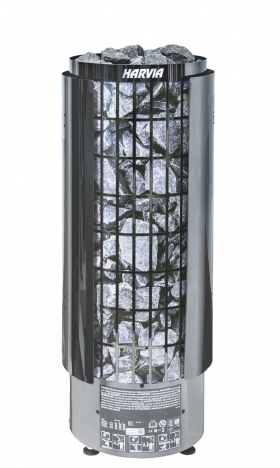 Ochranný štít Harvia pre saunové kachle Cilindro 7 kW/9 kW - čierny