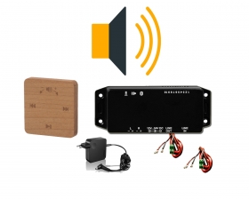 Prehrávač s ovládačom GALA, osika THERMOWOOD