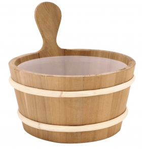 Predaj ukončený: Drevené vedro SENTIOTEC - 4 l, céder