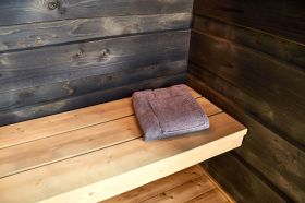 Kilt do sauny NordicSPA - dámsky, ŠEDÝ, froté, 90x155 cm