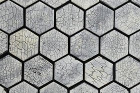 Dekoratívny saunový obklad PROMENADE, jelša frost 464x355mm