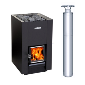 Set kachlí HARVIA Linear 16 s komínom