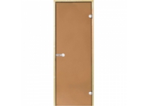 Dvere do sauny HARVIA 8x21, bronzové, 790x2090 mm, borovica