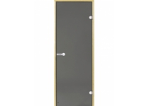 Dvere do sauny HARVIA 7x19, šedé, 690x1890 mm, borovica