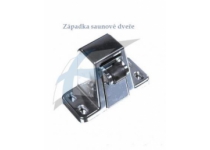 Západka na saunové dvere, chróm