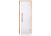 Dvere saunové "A" Premium 7x20 Satin 690x1990 mm Jelša