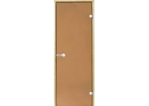 Dvere do sauny HARVIA 9x21, bronzové, 890x2090 mm, osika