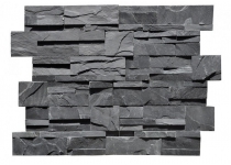 Kamenný obklad za pec 35x18 štiepaná bridlica square, Z panel