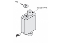 Veko pre ohrievač vody, model s kohútikom