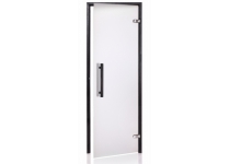 Dvere saunové "A" 8x20 Satin 790x1990 mm Black