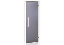 Dvere saunové "A" 7x21 Satin Grey 690x2090 mm White