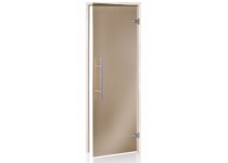 Dvere saunové "A" Light Premium 7x19 Bronze 690x1890 mm Jelša