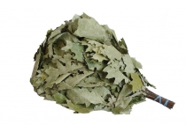 Saunová metlička, červený dub