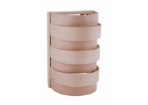 Saunové tienidlo Sentiotec - vertikálne, osika, 264x167mm