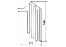 Vykurovacie teleso, špirála pre saunové kachle AF9/AFB9, 3000W/230V