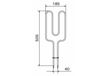 Vykurovacie teleso, špirála pre saunové kachle AV2-6, 250W/230V