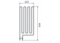 Vykurovacie teleso, špirála pre saunové kachle SW90 (E), HL90, HL90S (A), 3000W/230V