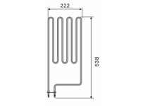Vykurovacie teleso, špirála pre saunové kachle HL70, HL70S (A), SW45/70S (A), 2260W/230V