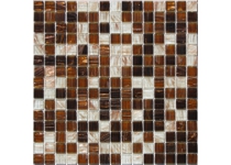 Mozaika 327x327x4mm, GARNET BROWN