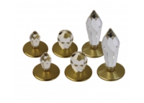 Cariitti set, zlatá, fitinka kryštál, 6x