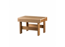 Lavica hotová - 46x70 s nohami, osika THERMOWOOD