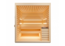 Fínska sauna Auroom LUMINA 200x250 osika/jelša
