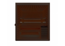 Fínska sauna Auroom LUMINA 150x200 dark thermowood jelša