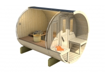 Sudová sauna 280 SMREK s terasou, rozložená