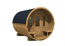 Sudová sauna 280 BOROVICA THERMO s terasou, rozložená