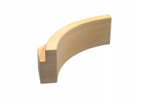 Lavicový rohový prvok 40x140 osika THERMOWOOD