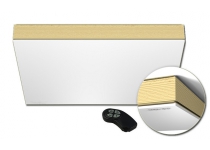 Stropné RGB svetlo do sauny s diaľkovým ovládaním, abachi