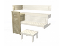 Prídavný lavicový set Harvia Formula, osika