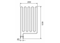 Vykurovacie teleso, špirála pre saunové kachle HL110, HL110S (A), 3600W/230V