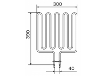 Vykurovacie teleso, špirála pre saunové kachle K12, 2670W/240V