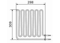 Vykurovacie teleso, špirála pre saunové kachle BC90 (E), BC90SE(A), 3000W/230V