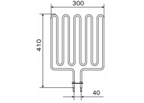 Vykurovacie teleso, špirála pre saunové kachle L33, 3000W/240V