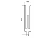 Vykurovacie teleso, špirála pre saunové kachle FG,QR,PC (E,H,F), 2260W/230V