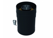 Škrtiaca klapka Harvia do komínového setu, 115mm, black