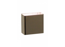 Cariitti SY SQ nástenné osvetlenie nerez. oceľ, fitinka