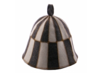 Klobúk do sauny, kockovaný
