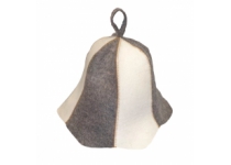 Klobúk do sauny s pruhmi