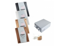 SET Ovládacia jednotka SENTIOTEC wave.com4 FinSet 1, tmavé drevo, tmavé čidlo