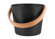 Hliníkové vedro Rento s uchom, čierna
