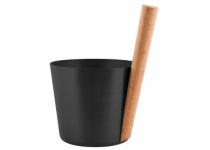 Hliníkové vedro Rento s rukoväťou, čierna