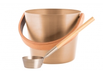 Set vedro a naberačka Rento, farba champagne