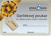 Darčekový poukaz v hodnote 55 €