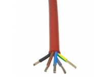 Silikónový kábel SIHF 5x6 mm