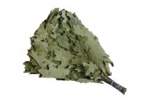 Saunová metlička, červený dub