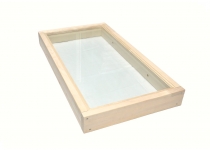 Okno do sauny 92x490x890mm číra osika